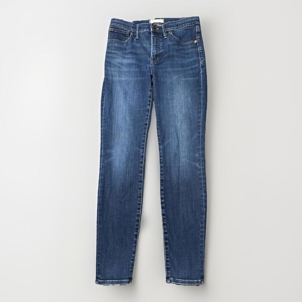 Madewell Jeans Woman’s 27 High Rise 9" Skinny Ankle‎ Dark Wash 28x27.5